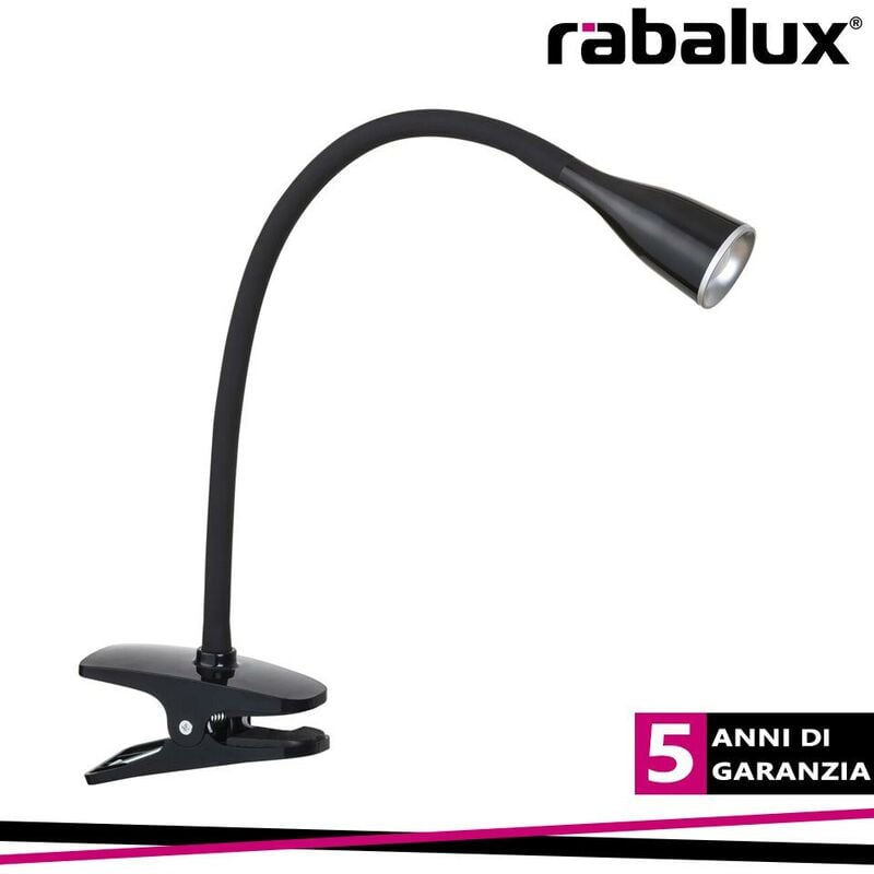 foto del prodotto jeff, clip in table lamp with in built led