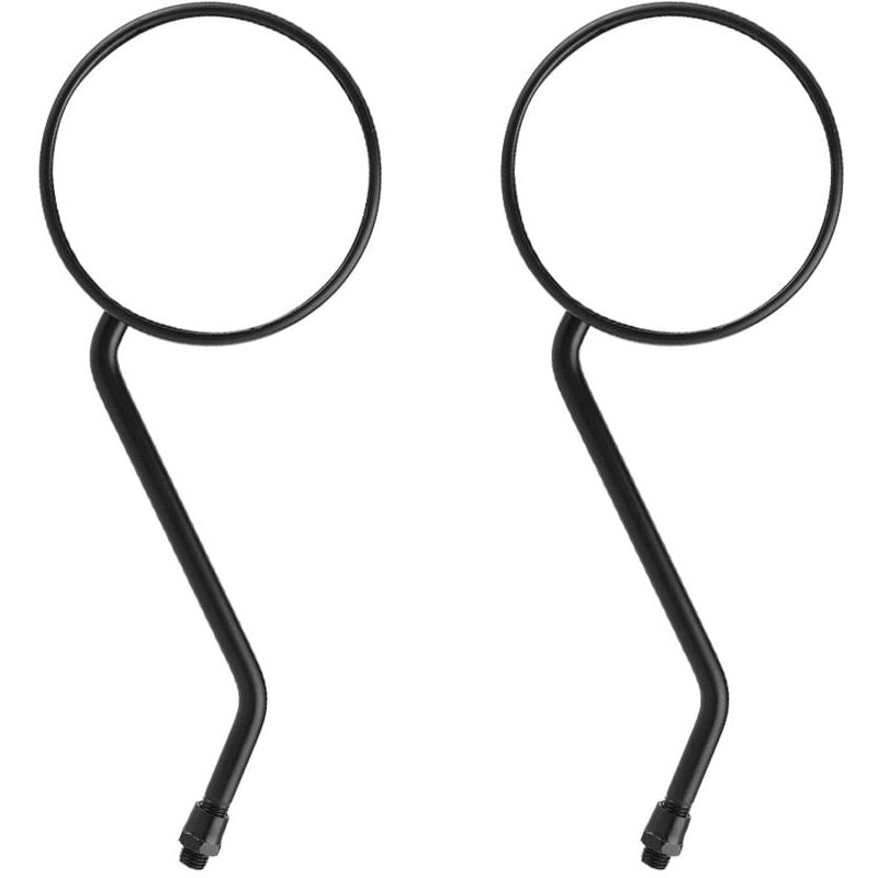 foto del prodotto jeffergarden 1 paio di specchietti retrovisori universali per moto, filettatura 10 mm, rotondi, neri