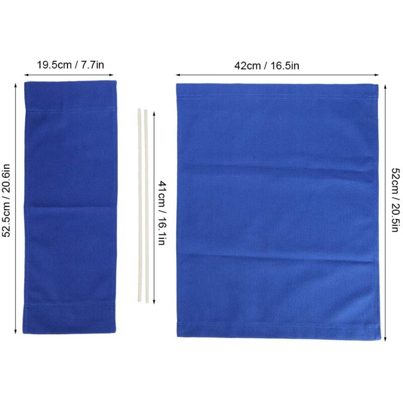 foto del prodotto jeffergarden 1 set di stoffa per sedile di ricambio in tela per sedia da regista, forniture per la casa, accessori per mobili, blu