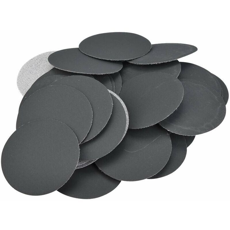 foto del prodotto jeffergarden 50 pezzi 1500 dischi abrasivi pastiglie 50mm carta vetrata assortiti carta abrasiva per lucidatura grana per levigatrice orbitale