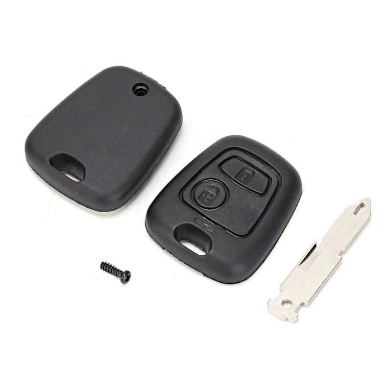 foto del prodotto jeffergarden accessorio di ricambio per custodia per auto con guscio chiave a 2 pulsanti, adatto per peugeot 206 306 307