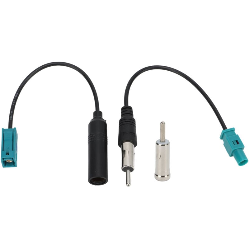 foto del prodotto jeffergarden adattatore antenna per auto, cavo connettore universale fakra z a spina din per ricevitore lettore multimediale cd hd stereo