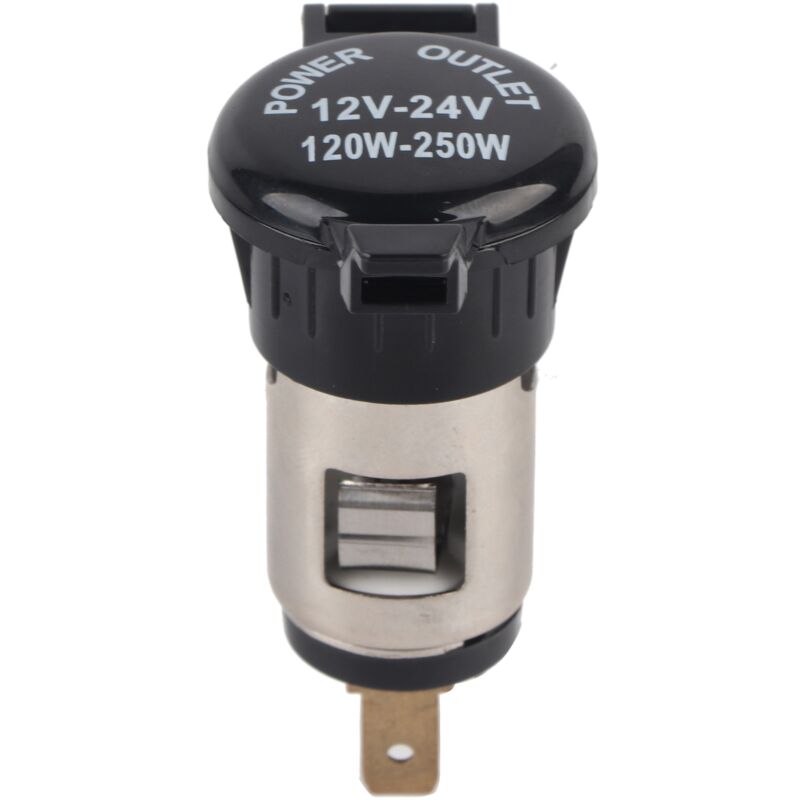 foto del prodotto jeffergarden adattatore per accendisigari, presa dc12 24v nera per camper e moto