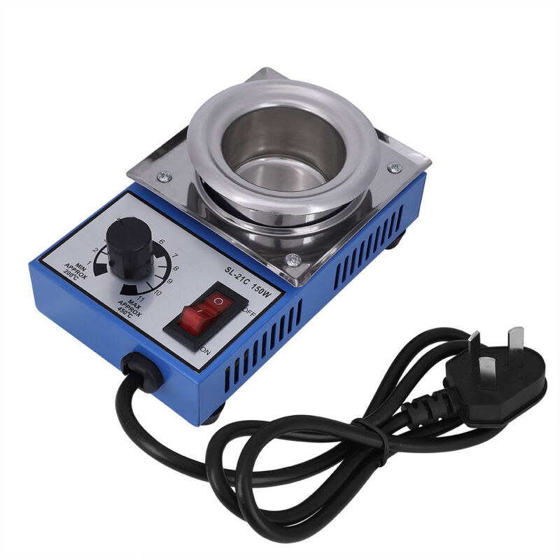 foto del prodotto jeffergarden bagno dissaldante per saldatura con vaso di saldatura 220v 150w 50mm st 21c 450 gradi max
