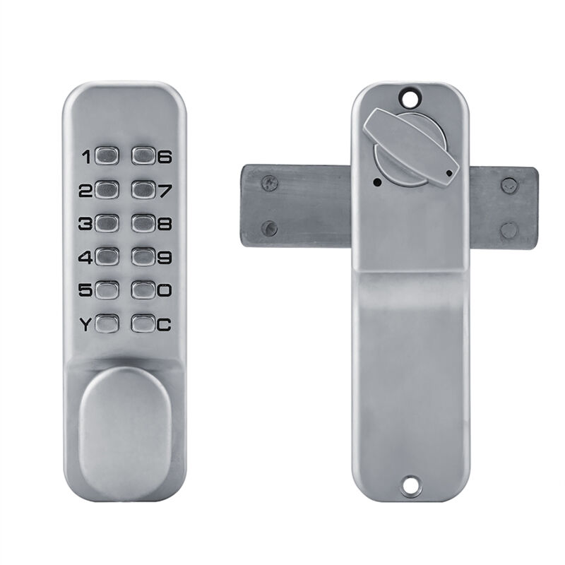 foto del prodotto jeffergarden codice blocco cifre combinazione cancello antifurto porta con tastiera elettronica senza chiave codificata meccanica per appartamento