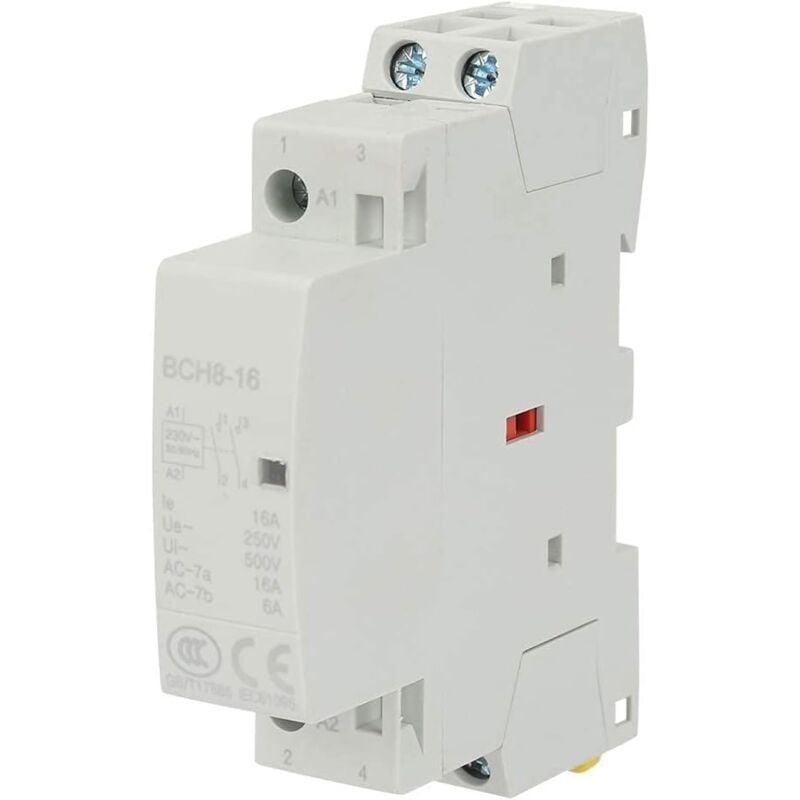 foto del prodotto jeffergarden contattore, contattore ca domestico su guida din 220 v 230 v 2p per ufficio domestico