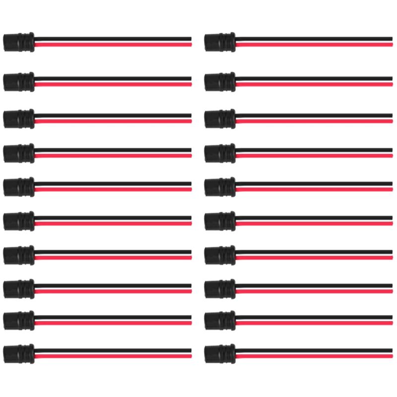 foto del prodotto jeffergarden eosnow 20 pz t10 w5w lampadina prolunga portalampada connettore in gomma morbida per auto moto barche