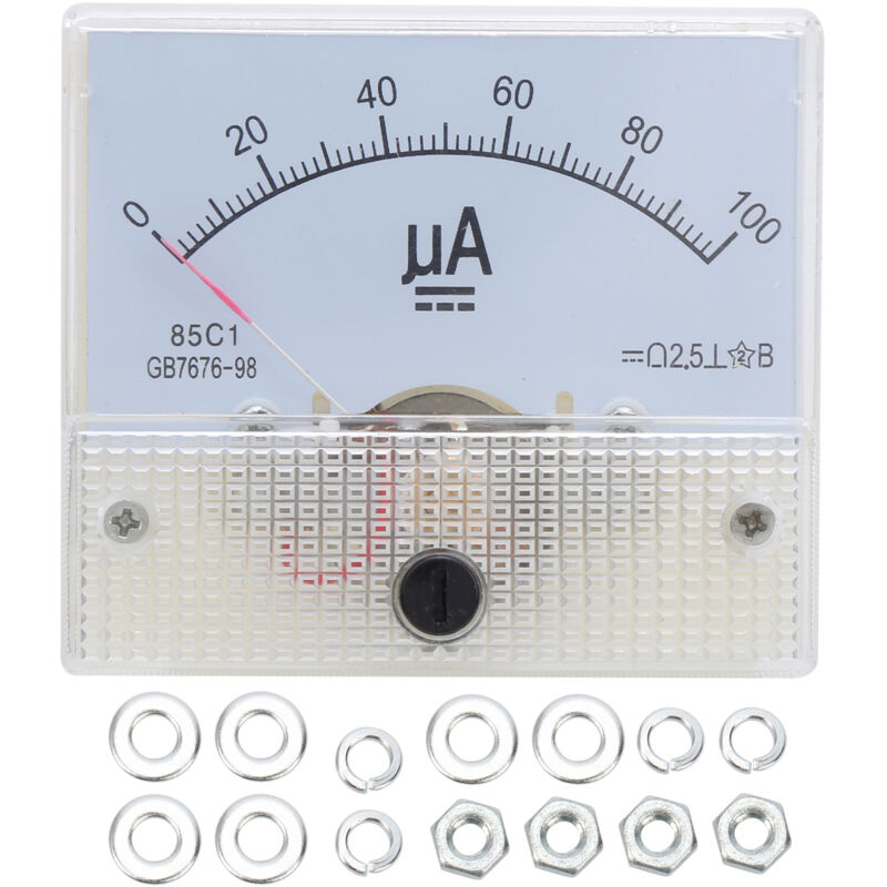 foto del prodotto jeffergarden eosnow 85c1 dc 0 100ua puntatore tipo amperometro strumento di misura per misuratore di corrente analogico da pannello