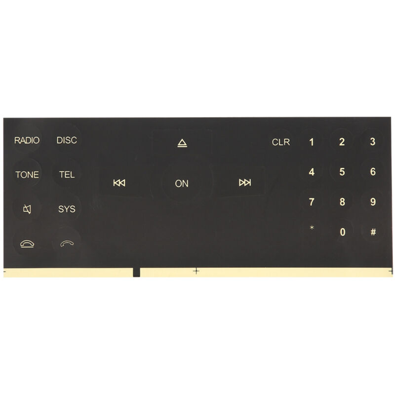 foto del prodotto jeffergarden eosnow decalcomanie per adesivi per pulsanti cd per autoradio per accessori auto mercedes benz 2008 2014