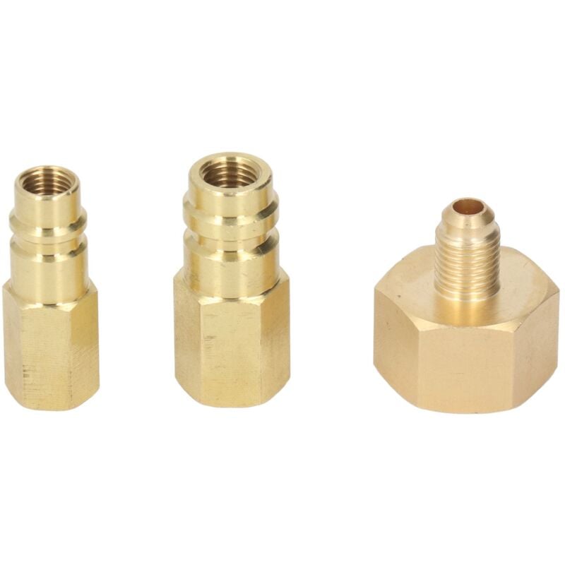 foto del prodotto jeffergarden eosnow parti dell adattatore di conversione ca adattatore di montaggio retrofit raccordo alto basso per condizionatore d aria r134a