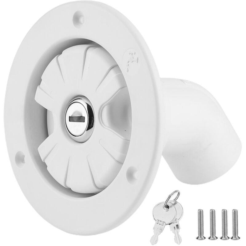 foto del prodotto jeffergarden filtro di riempimento acqua dolce con ingresso acqua a gravit con serratura con 2 chiavi per rimorchio per roulotte