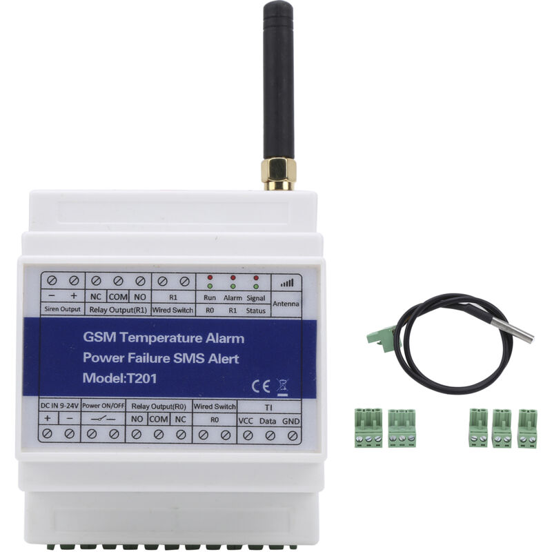 foto del prodotto jeffergarden gsm sms allarme temperatura avviso interruzione alimentazione controllo remoto monitoraggio supporto report timer