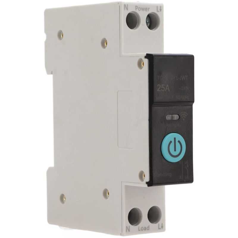 foto del prodotto jeffergarden interruttore automatico su guida din smart wifi switch telecomando per telefono cellulare 3 modalit di temporizzazione per