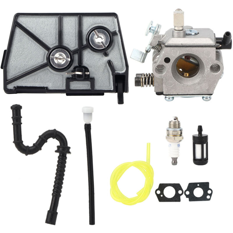 foto del prodotto jeffergarden kit carburatore in alluminio pressofuso da giardino, accessorio di ricambio per motosega stihl 028