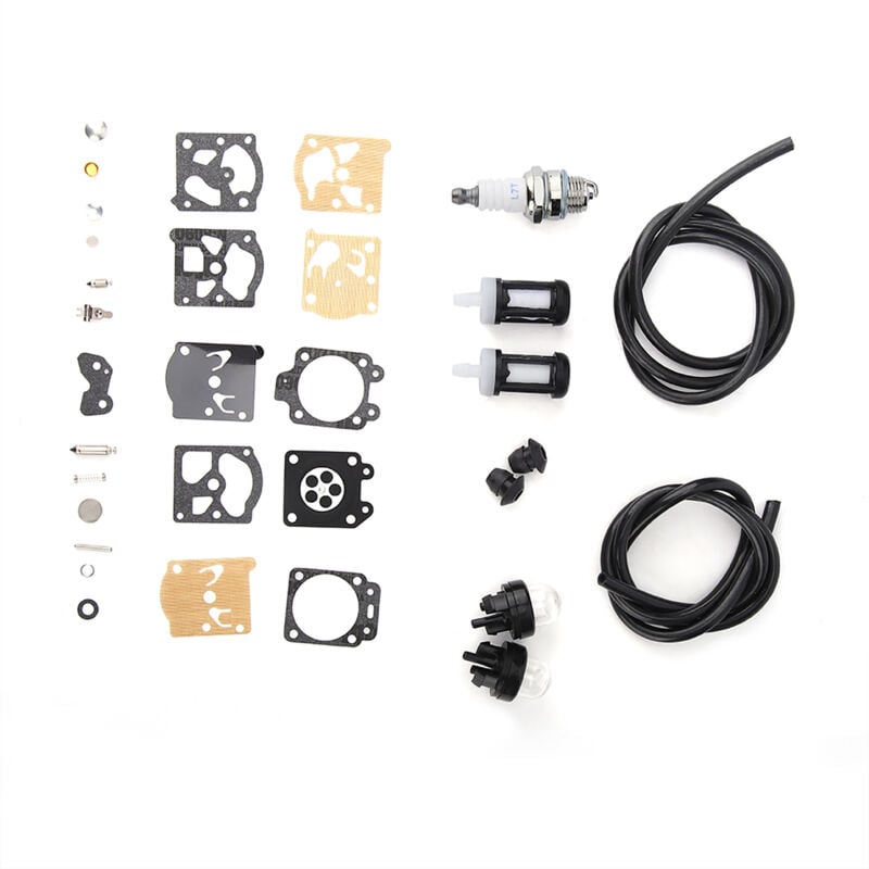 foto del prodotto jeffergarden kit di riparazione per tagliaerba, set di carburatori durevoli portatili facili da usare con lampadine di primer per fs36 fs40 fs44