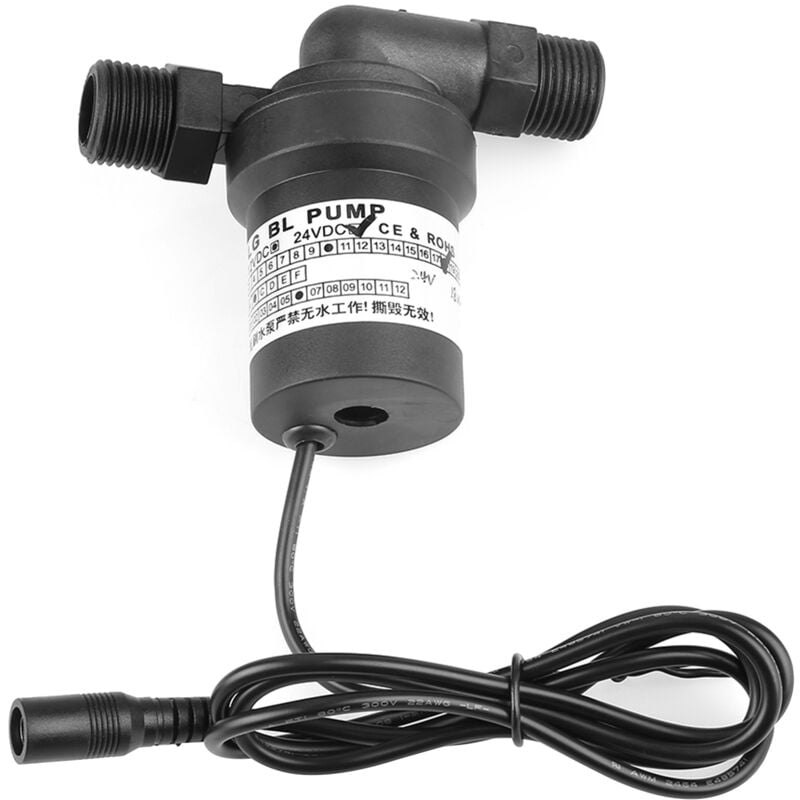 foto del prodotto jeffergarden pompa per scaldabagno durevole, 11 l min 18 w 24 v cc per circolazione calda solare