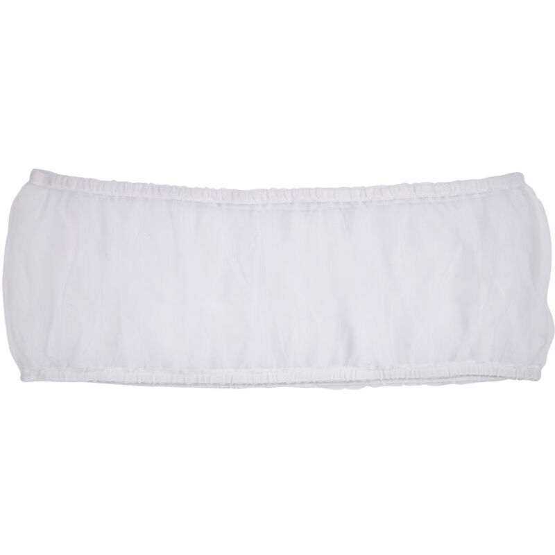 foto del prodotto jeffergarden prodotti per animali domestici con copertura per gabbia per uccelli in nylon ventilato di grandi dimensioni bianco 