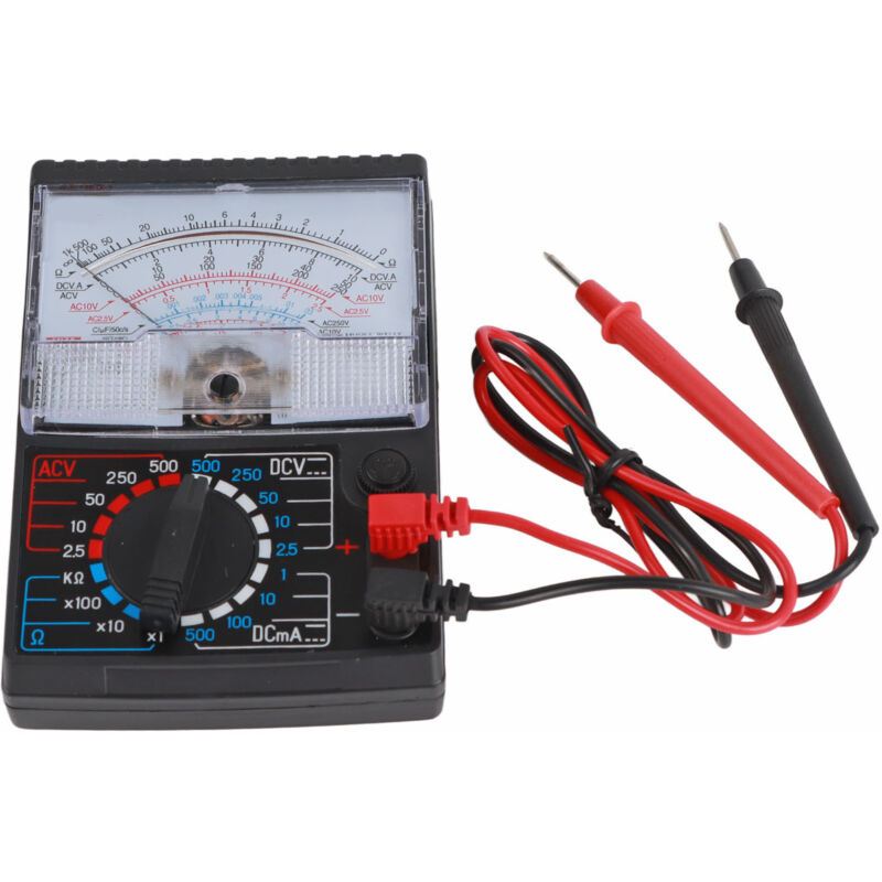 foto del prodotto jeffergarden strumento per test di resistenza con 18 gradi e 21 gamme multimetro multitester, analogico per frequenza audio ampiamente utilizzata