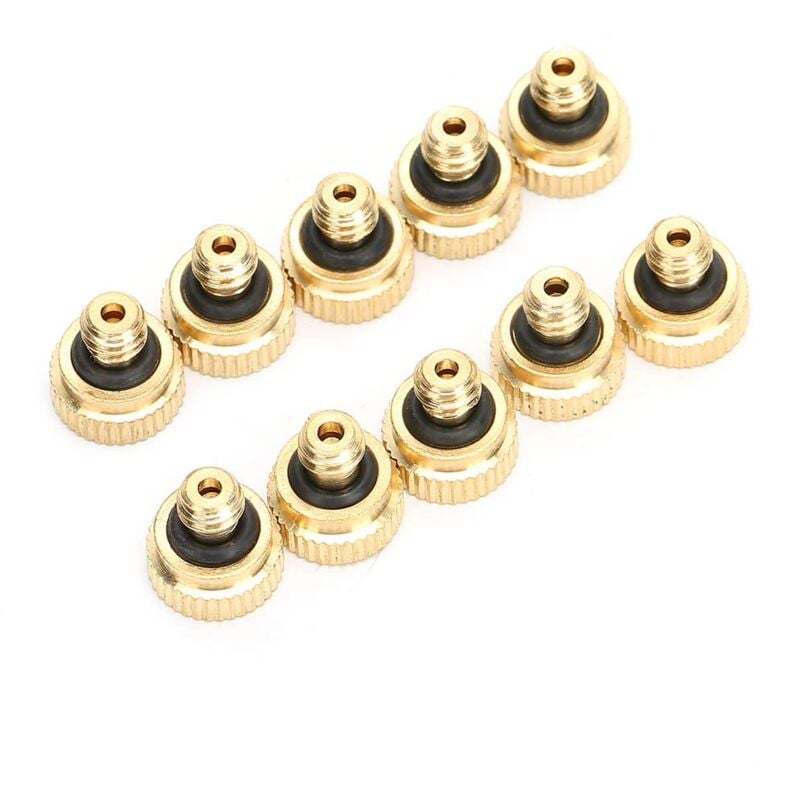 foto del prodotto jeffergarden ugelli spruzzatori nebulizzatori a bassa pressione per acqua di rubinetto da 10 pezzi 0,2 mm