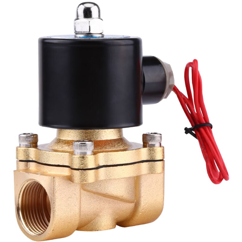 foto del prodotto jeffergarden valvola elettrica dell'acqua di tipo chiuso in lega di zinco, solenoide durevole per il sistema di irrigazione e irrigazione del