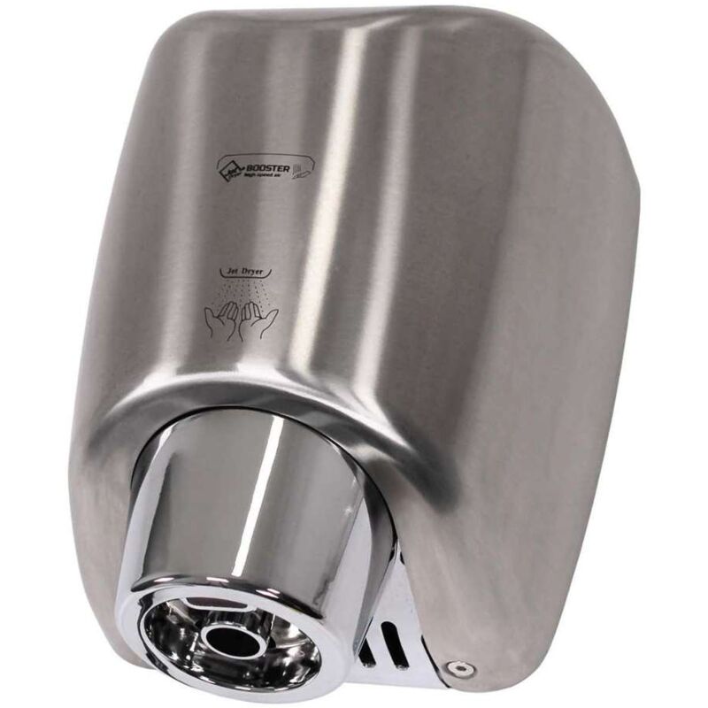 foto del prodotto jet dryer asciugamani automatici asciugamani touchless jet dryer booster, acciaio inox 8596220009340