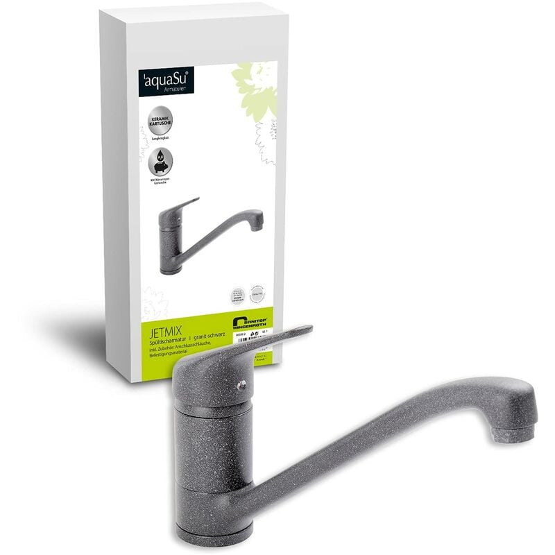 foto del prodotto jetmix miscelatore per lavello, nero, 06398 2 aquasu