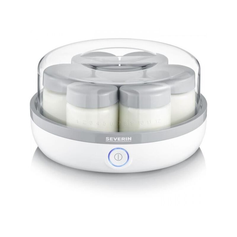 foto del prodotto jg 3518 yourtiere 7 vasi da 150 ml ciascuno, pratici e compatti, 100 bpa free, promemoria graduazione, avvolgicavo, 13 severin
