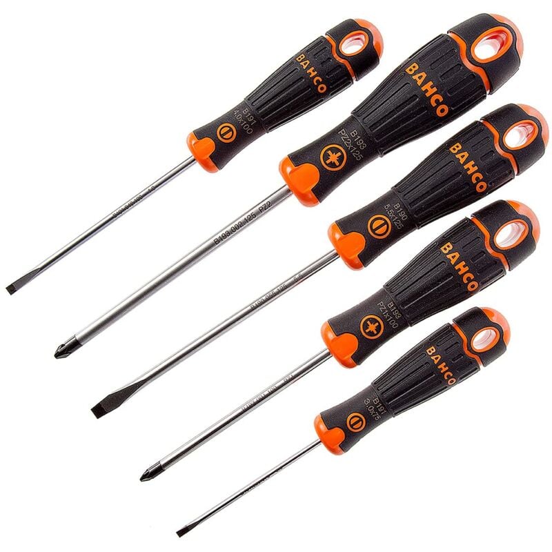 foto del prodotto jgo 5 destornillador fit bahco