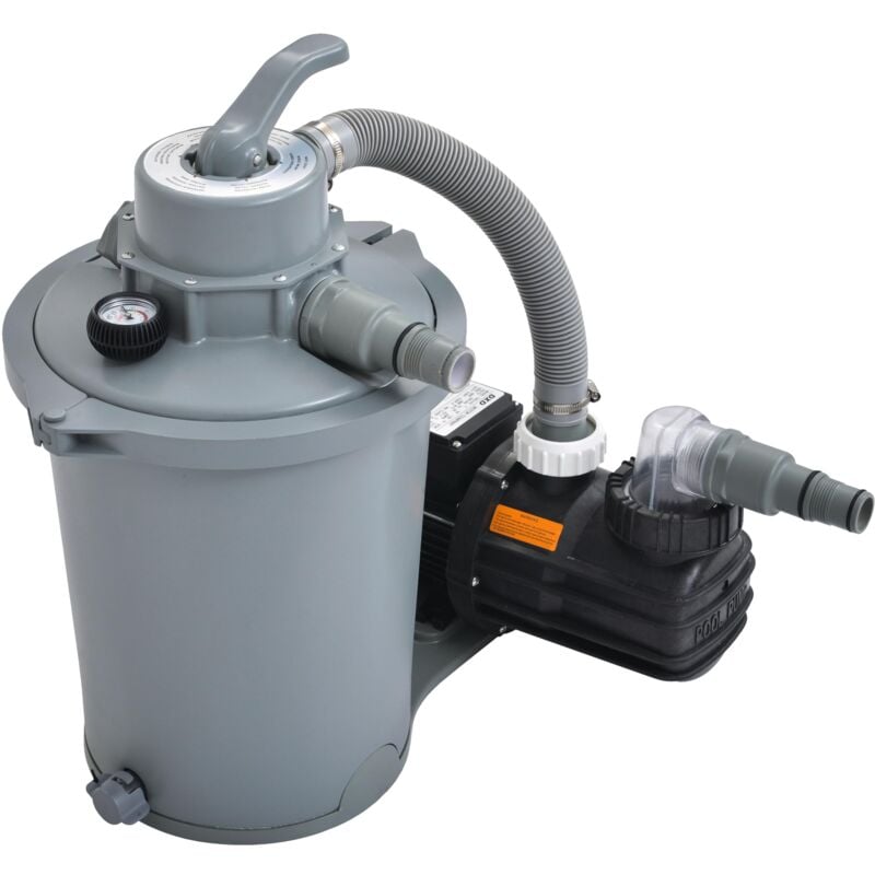 foto del prodotto jilong avenli accessori filtro a sabbia per piscina 6800 litri h, grigio, 30x35x60 cm