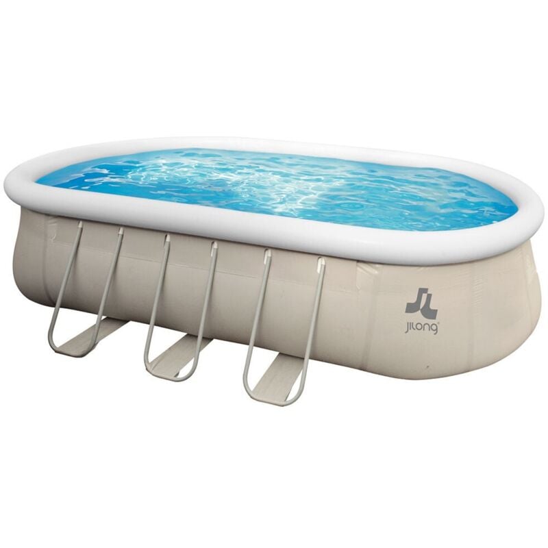 foto del prodotto jilong - piscina autoportante ovale 610x360x122 cm in acciaio antiruggine