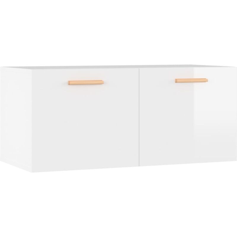 foto del prodotto jinlefu armadietto a muro bianco lucido 80x36x50 cm legno multistrato vidaxl