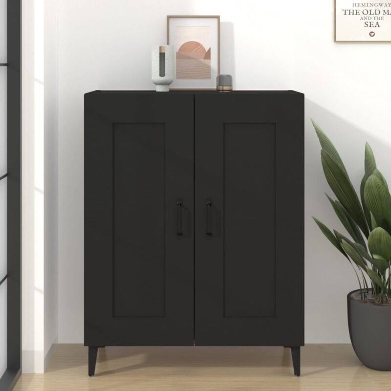 foto del prodotto jinlefu furniture limited credenza nera 69,5x34x90 cm in legno