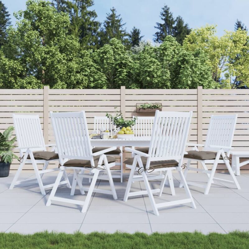foto del prodotto jinlefu furniture limited cuscini per sedia 6 pz tortora 50x50x7 cm in