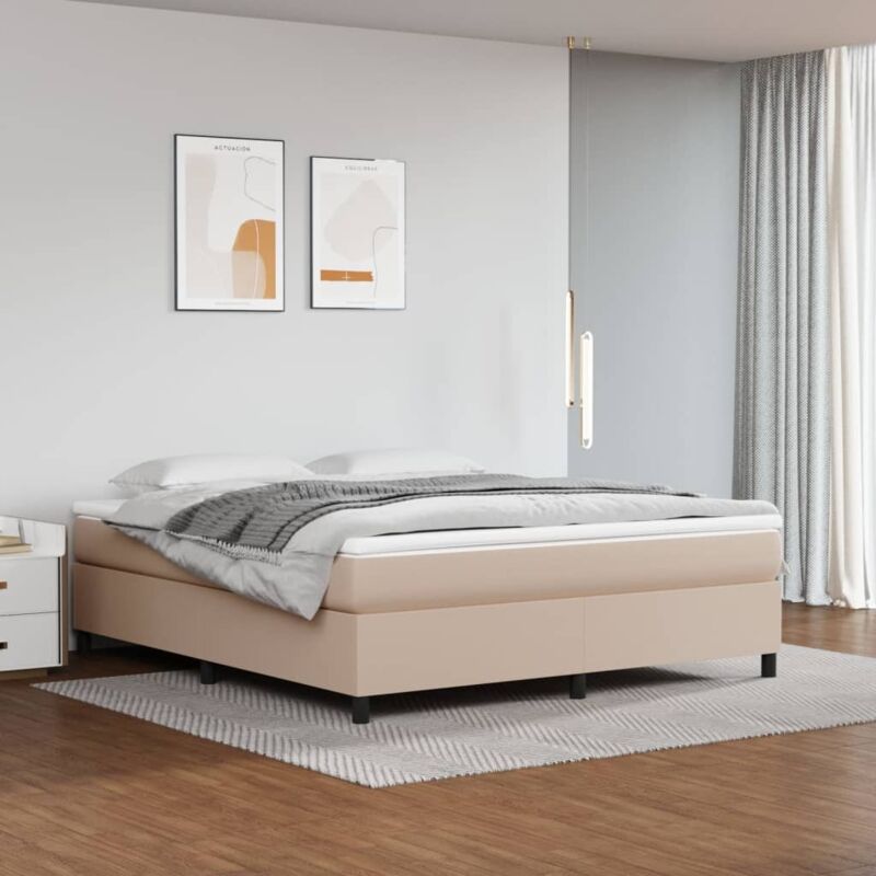 foto del prodotto jinlefu furniture limited giroletto cappuccino 160x200 cm in similpelle