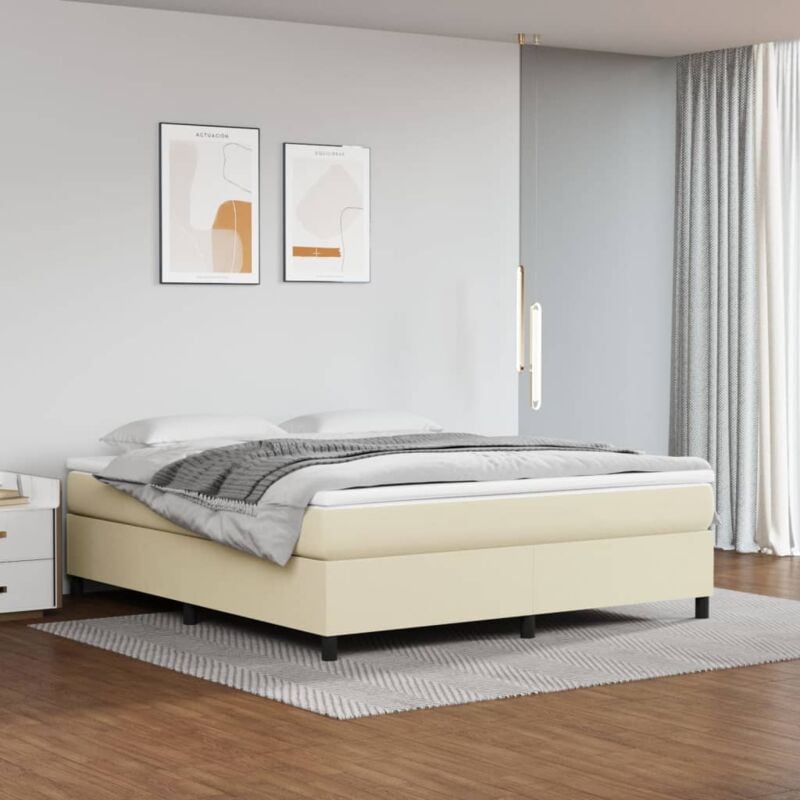 foto del prodotto jinlefu furniture limited giroletto crema 180x200 cm in similpelle