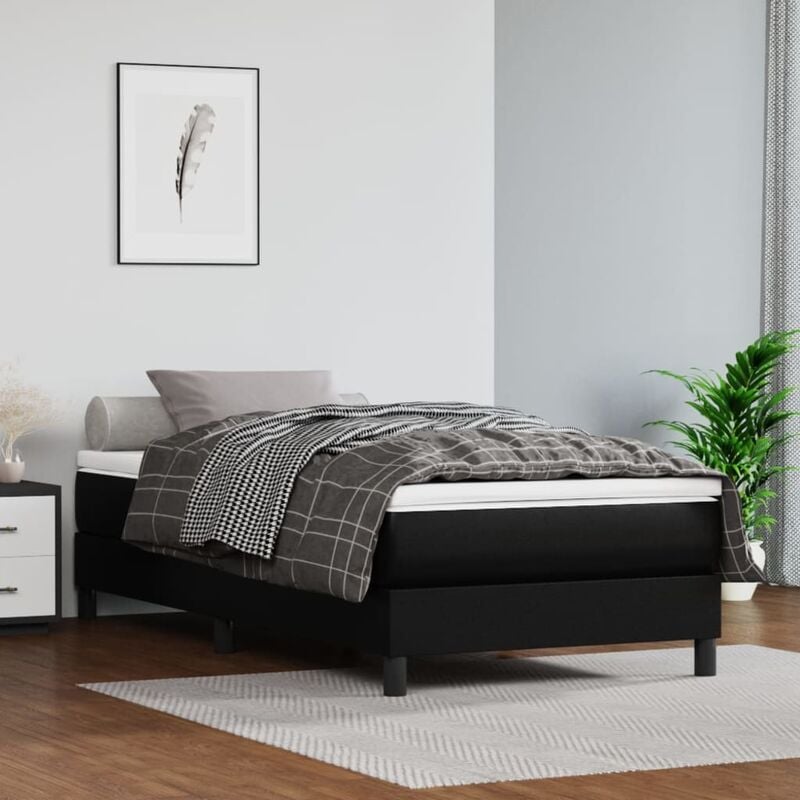 foto del prodotto jinlefu furniture limited giroletto nero 90x200 cm in similpelle