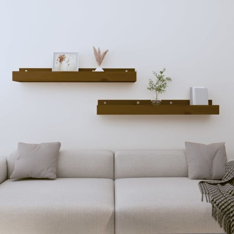foto del prodotto jinlefu furniture limited mensole da parete 2 pz ambra 80x12x9cm legno