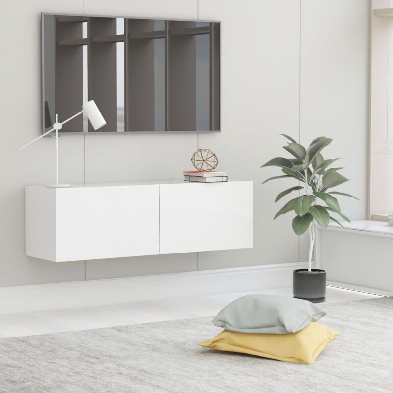 foto del prodotto jinlefu furniture limited mobile porta tv bianco 100x30x30 cm in legno
