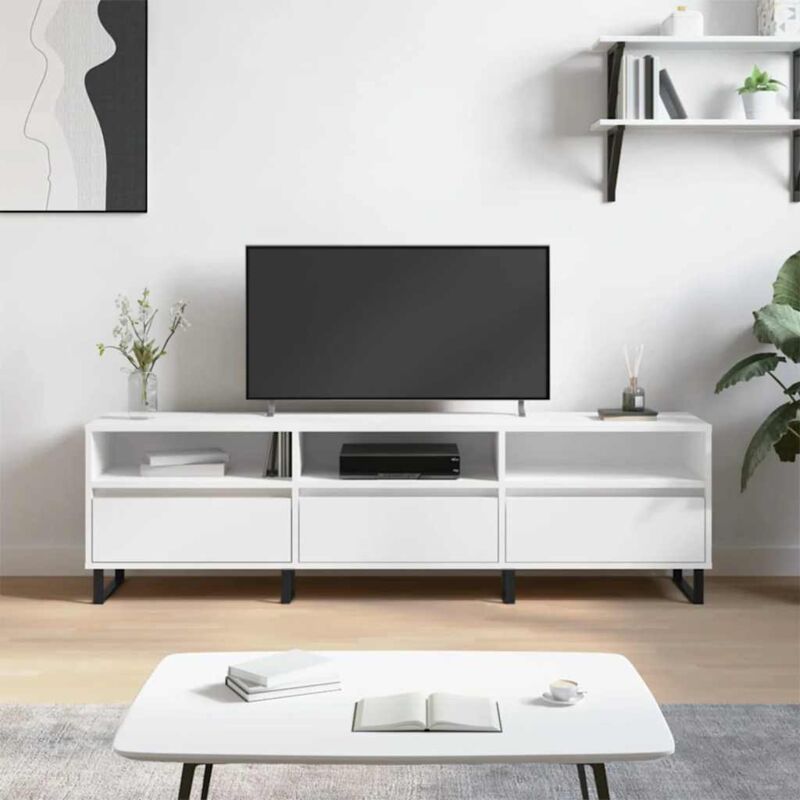 foto del prodotto jinlefu furniture limited mobile porta tv bianco 150x30x44,5 cm in