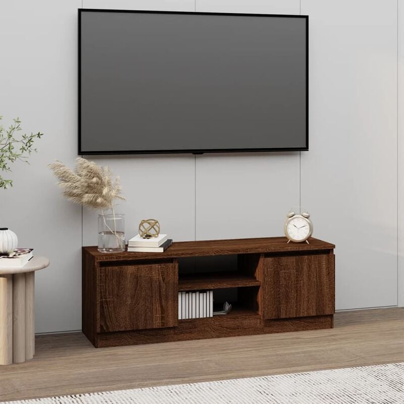 foto del prodotto jinlefu furniture limited mobile porta tv con anta rovere marrone