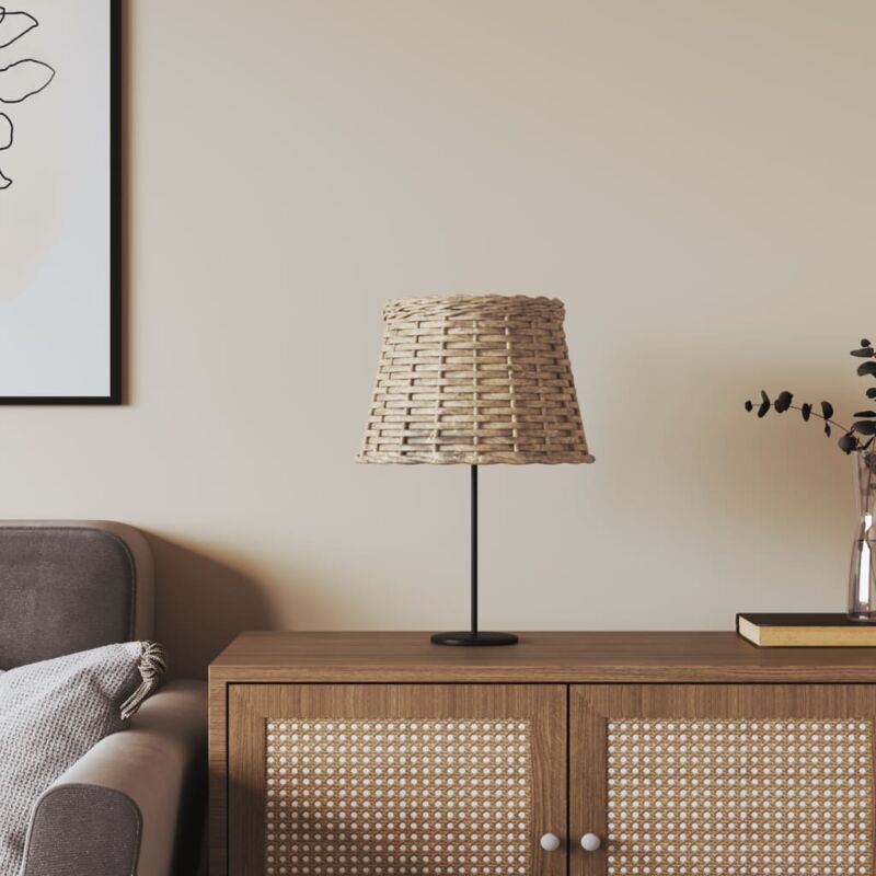 foto del prodotto jinlefu furniture limited paralume marrone 25x17 cm in vimini
