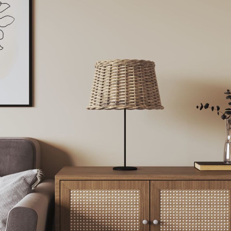 foto del prodotto jinlefu furniture limited paralume marrone 45x28 cm in vimini