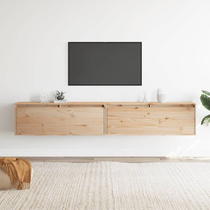 foto del prodotto jinlefu furniture limited pensili 2 pz 100x30x35 cm in legno massello