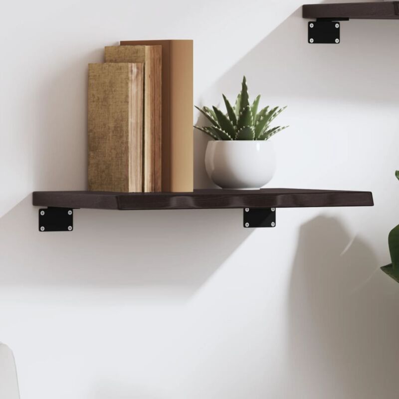 foto del prodotto jinlefu furniture limited ripiano muro marrone scuro 40x30x2 cm