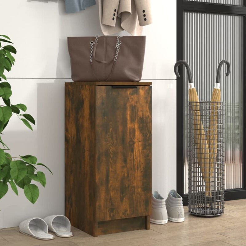 foto del prodotto jinlefu furniture limited scarpiera rovere fumo 30x35x70 cm in legno