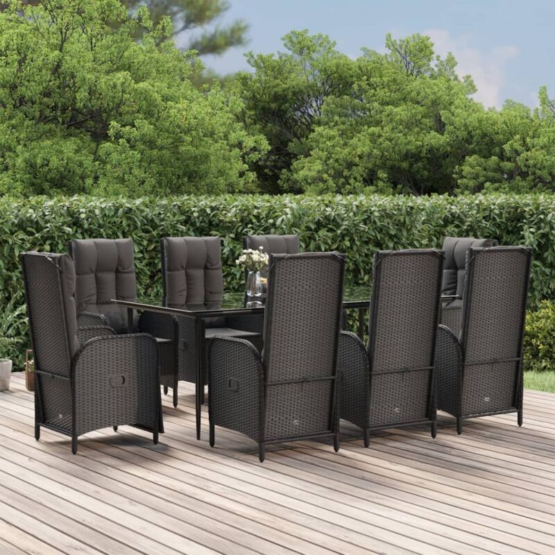 foto del prodotto jinlefu furniture limited set da pranzo da giardino 9 pz con cuscini