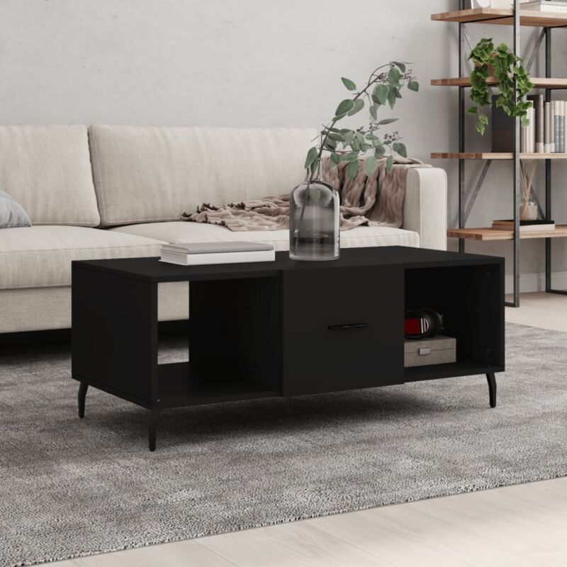 foto del prodotto jinlefu furniture limited tavolino da salotto nero 102x50x40 cm in
