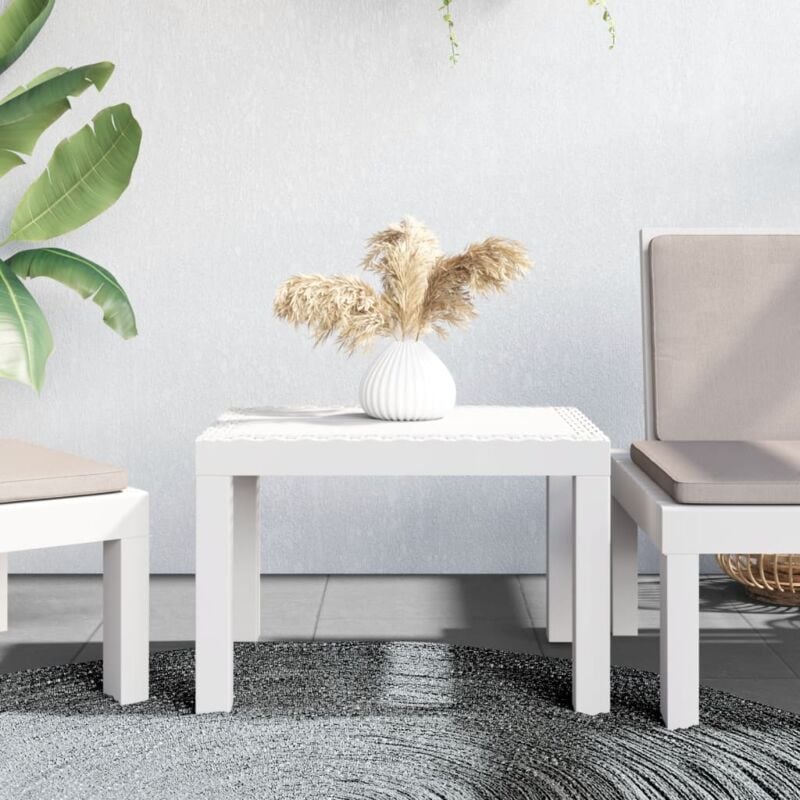 foto del prodotto jinlefu furniture limited tavolo da giardino bianco 59x47x40 cm in pp
