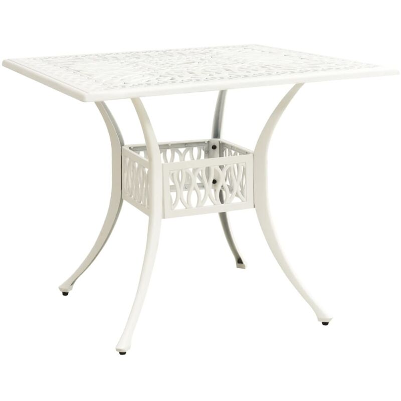 foto del prodotto jinlefu furniture limited tavolo da giardino bianco 90x90x73 cm in