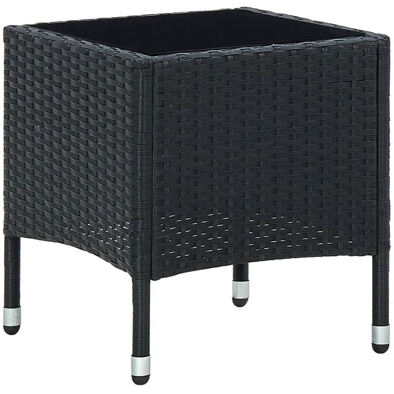 foto del prodotto jinlefu furniture limited tavolo da giardino nero 40x40x45 cm in